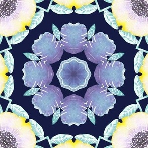 Pastel Petal Floral Tiles