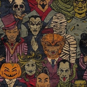 SM - Creepy Goth Halloween Demons and Creatures