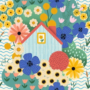 Cottage Among the Blooms