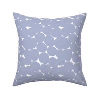 Small Soft shadow blue and white Overlapping Abstract Polka Dots - blue White Geometric - Modern Graphic artistic brush stroke spots - Minimal Trendy Scandi Style Circles