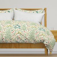 Enchanted Woods - Ivory Sage Multi Large