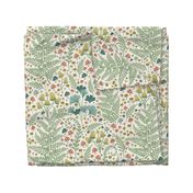 Enchanted Woods - Ivory Sage Multi Large