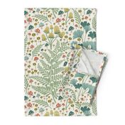 Enchanted Woods - Ivory Sage Multi Large