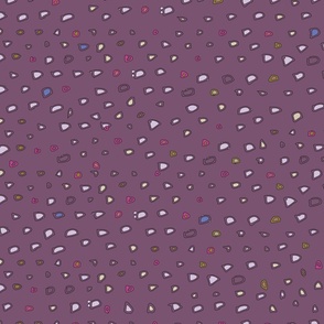 tiny dot on purple