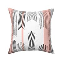 chevron stripe in pink