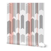 chevron stripe in pink