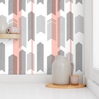 chevron stripe in pink