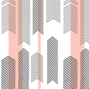 chevron stripe in pink