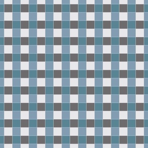 simple blue and gray plaid