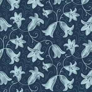 Art Nouveau Bluebells