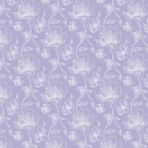 Lavender Apple Blossoms
