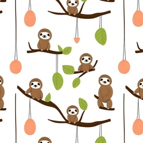 Sloths just hanging out 