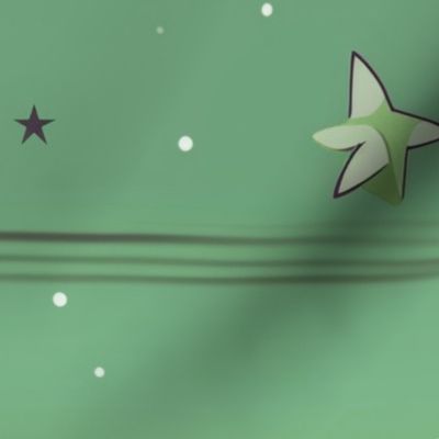 Sleepy Stars - Cool Green - Large