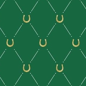 Lucky Golden Horseshoe Diamonds, Polo Green