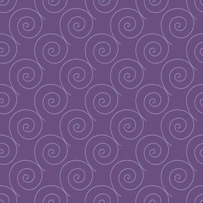 Swirls in purple