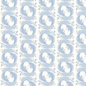 (small) zodiac sign pisces Sea Nautical Fish Ocean blue white Cerulean