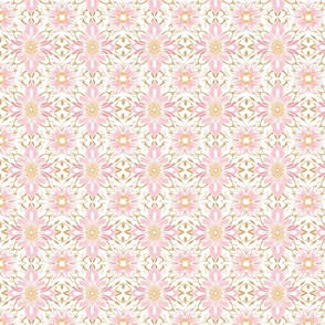 Pink and gold floral 
