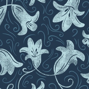 Art Nouveau Bluebells - large 