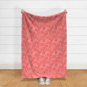 Small flowers scattered | tangled flowers in pink | Medium Version | Modern pink floral print 