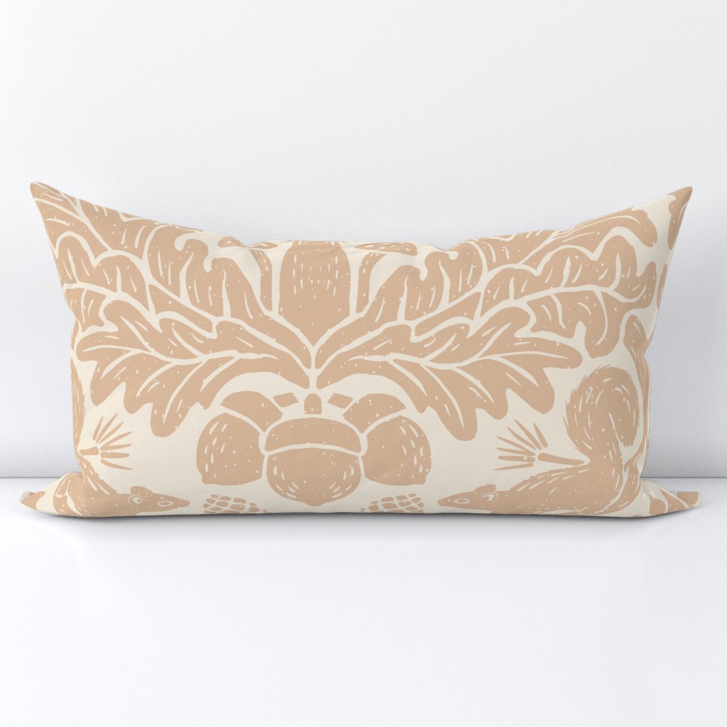 Squirrel Haven Nutty Welcome Damask_Honeypeach_large_24