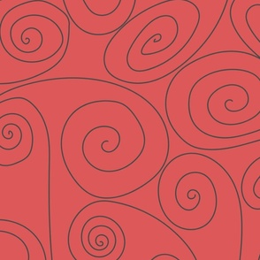 red and gray swirl