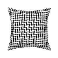 Black and White Houndstooth Scribbles Small Scale