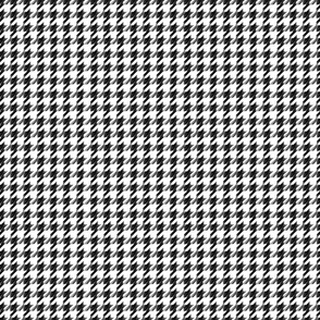 Black and White Houndstooth Scribbles Small Scale