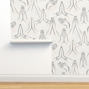 Namaste  - Welcoming Wallpaper - Hindu - Sanskrit  ©designsbyroochita