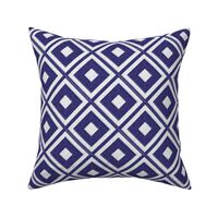 Classic navy geometric pattern with texture effect