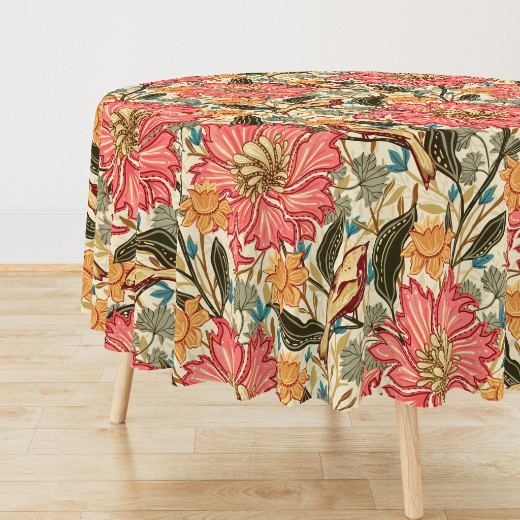 Vintage chintz garden