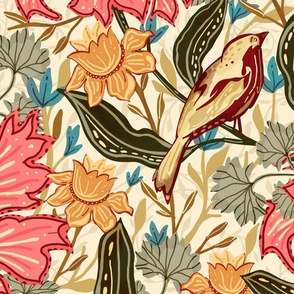 Vintage chintz garden