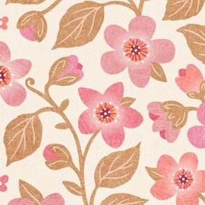 Bright Blossom, ivory cream (X-large)