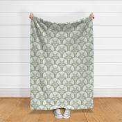 Block Print Bouquet - Sage Green 2 LARGE