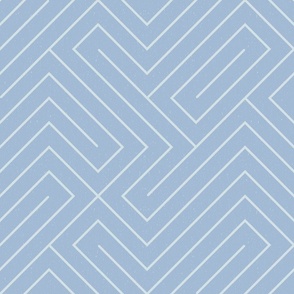 Peaceful Parquet in Periwinkle Blue