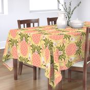 Paisley Pineapple Tropical Welcome for Walls - 40 inch