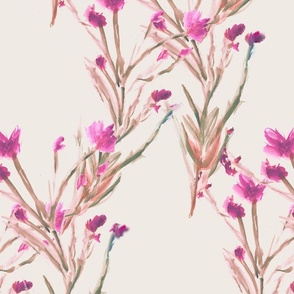 floral vine pink magenta