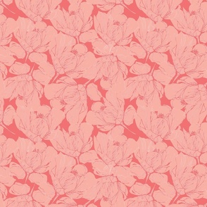Peach-Pearl-on-Georgia-Pink- The Peach Plethora Palette of the Year 2024 Wallpaper by Halyma 