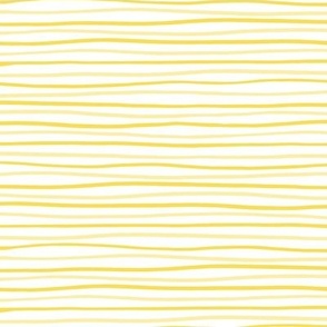 Tonal Yellow Stripes on White