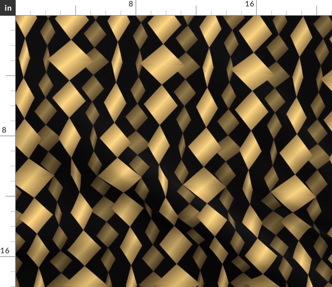 Twisted Gold Curtain 2