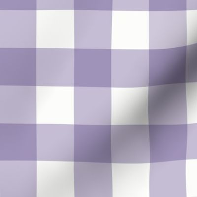 1.5" Gingham: Violet Gingham Check, Large Purple Buffalo Check, Buffalo Plaid