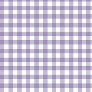 3/8" Gingham: Violet Gingham Check, Small Purple Buffalo Check, Buffalo Plaid