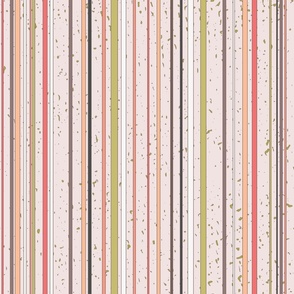 colorful candy stripe on light pink textured background