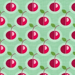 Cherries -Mint Green (Fruit Salad)