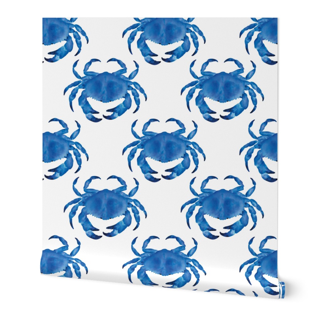 Coastal Crabs  ✦ Ocean Shellfish (blue/white)