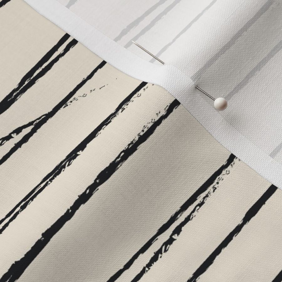 Textured artistic charcoal lines on cream, modern, fun and playful 