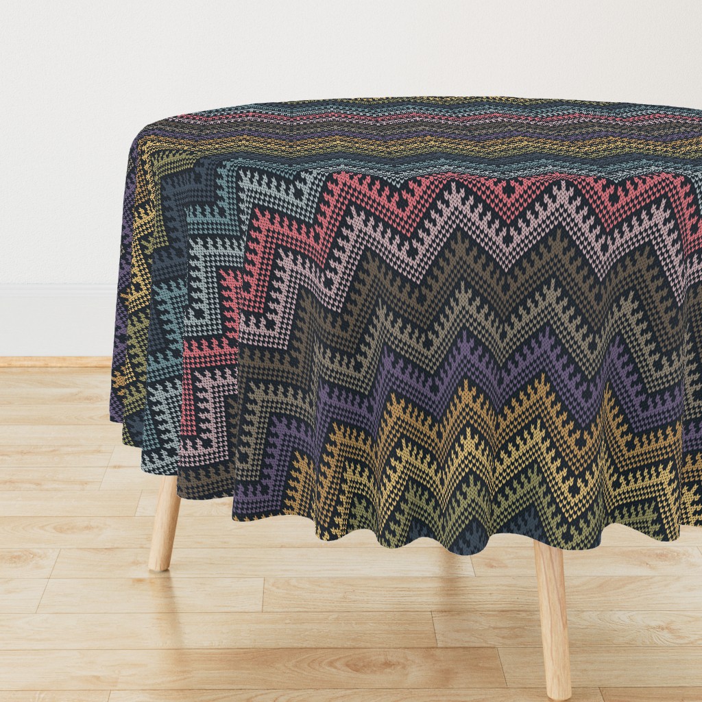 Knit Kilim Chevron Tofino Large 