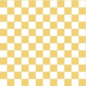 Smaller Cheerful Checkers in Daisy Yellow - Copy