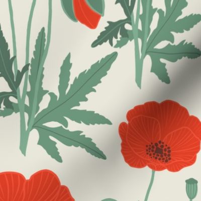 Red Poppy Flowers