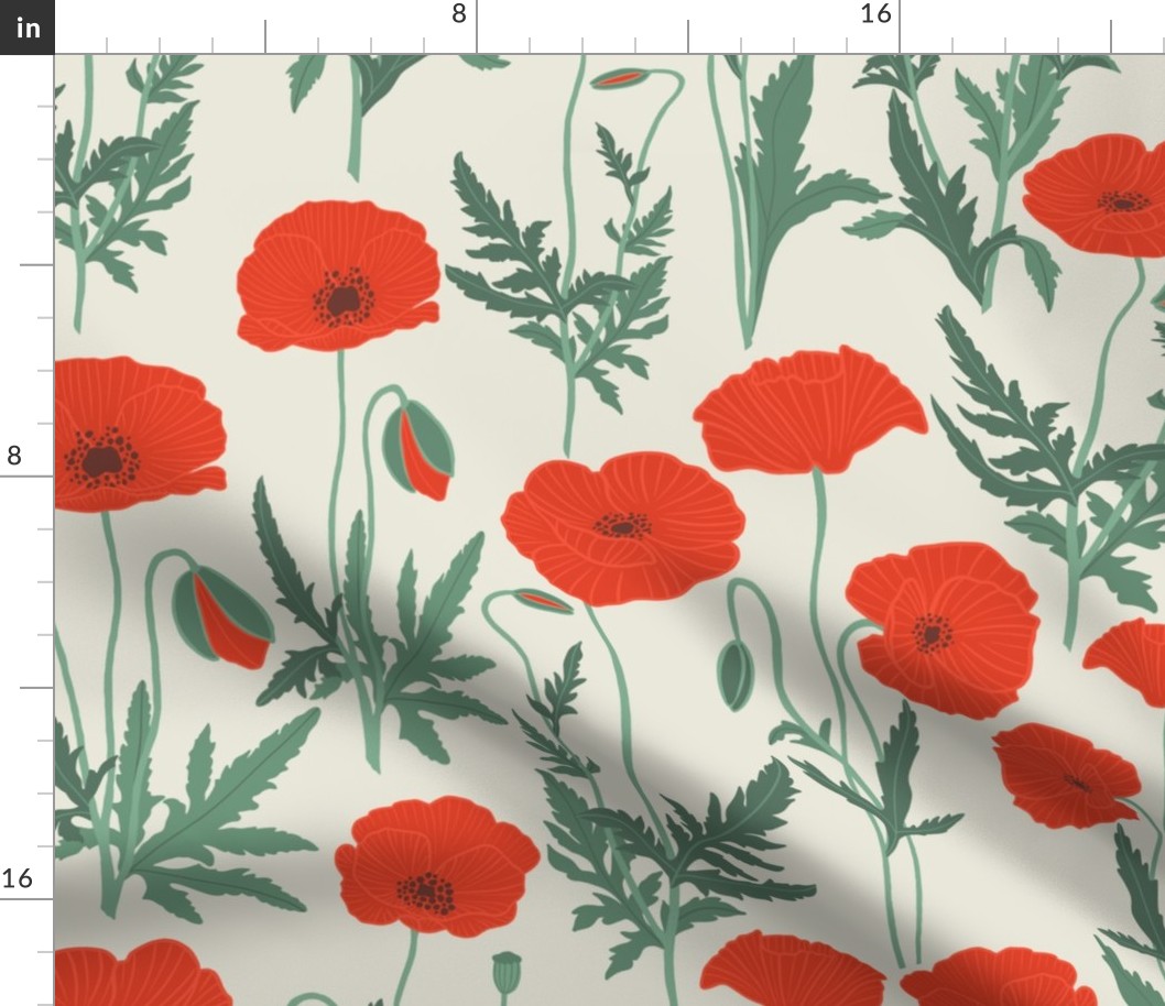 Red Poppy Flowers