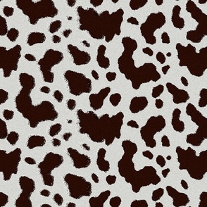 Western Gothic Cow print pattern 